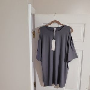 Grey top (show shoulder)